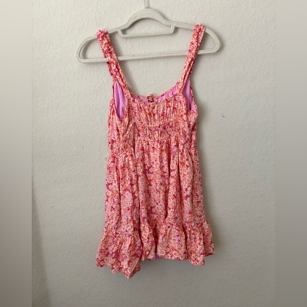 AE Silky Tie-Front Mini Dress size Medium - Picture 8 of 8
